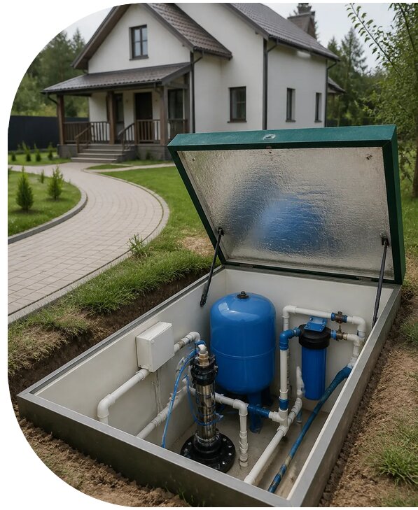 Автономное водоснабжение дома в Наро-Фоминске от 153675 р. | АПаруса-Нр-