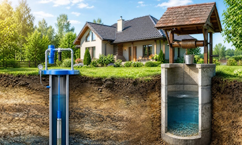 Автономное водоснабжение загородного дома Наро-Фоминск: скважина или колодец 